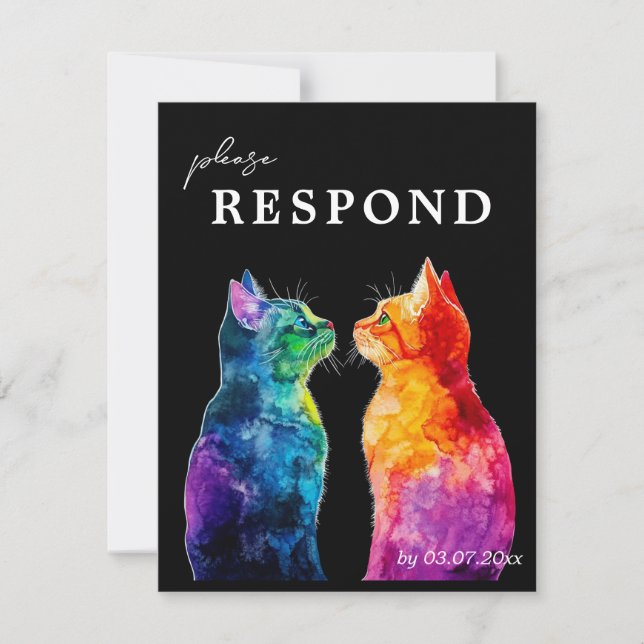 Placa RSVP MENU + QR de "Puramente Seu: Uma Chuva (Frente)