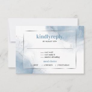 Placa RSVP Mínima Pó Azul