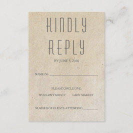 Placa RSVP Moderna Huxley