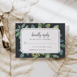 Placa RSVP Noite de Botanica