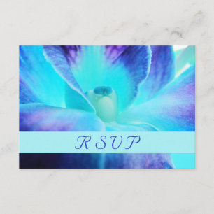 Placa RSVP Orquídea Azul