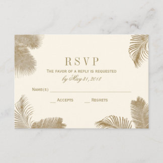Placa RSVP Palm Elegante