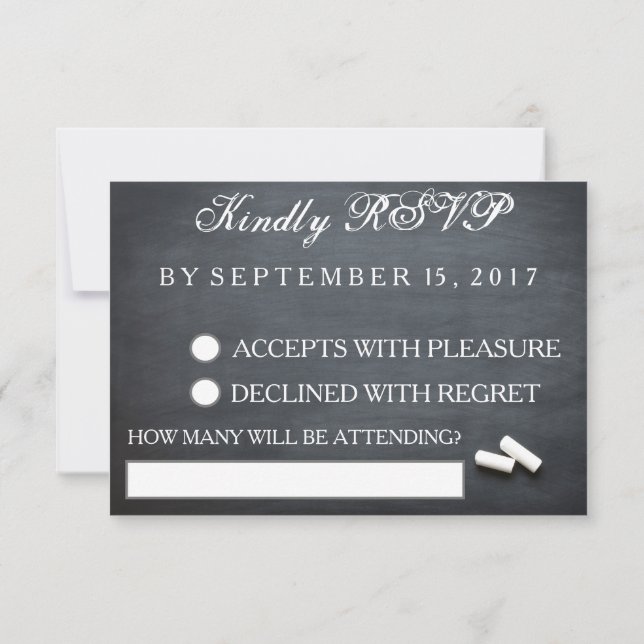 Placa RSVP para sempre e sempre (Verso)