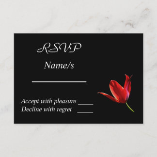 Placa RSVP Red Tulip