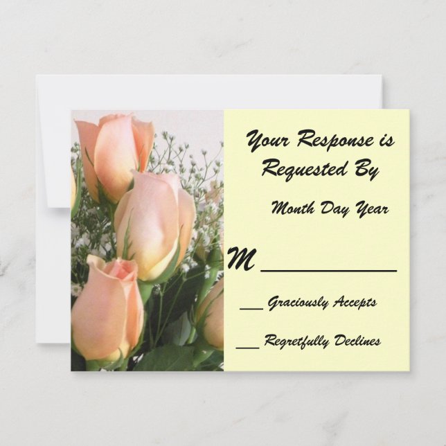 Placa RSVP Rosa Peach (Frente)