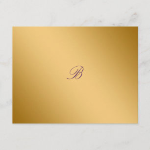 Placa RSVP RPúrpura diVine Eggplant 311-Ouro