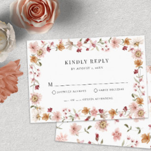 Placa RSVP Rustic Boho