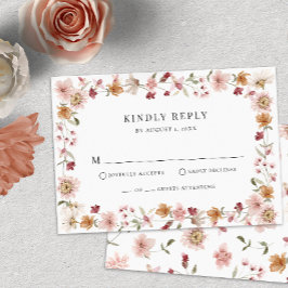 Placa RSVP Rustic Boho