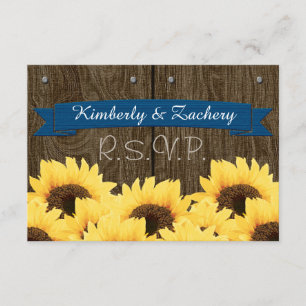 PLACA RSVP RUSTIC SUNFLOWER DO COBALT