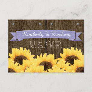 PLACA RSVP RUSTIC SUNFLOWER lavanda
