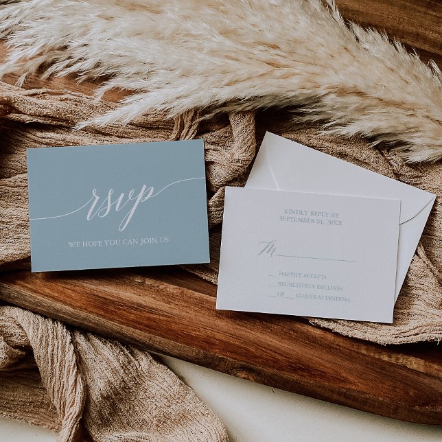 Placa RSVP Simples de Coordenada de Praia de Aqua (Criador carregado)