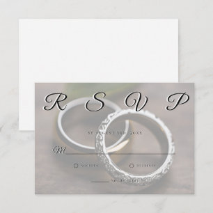 Placa RSVP Simples Elegante Minimalista
