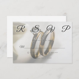 Placa RSVP Simples Elegante Minimalista