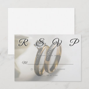 Placa RSVP Simples Elegante Minimalista
