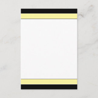 Placa RSVP Simplesmente Elegante (amarelo/preto)