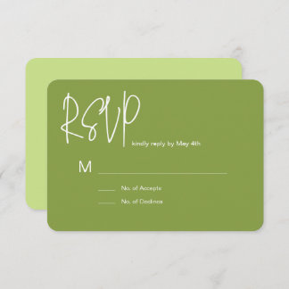 Placa RSVP Verde