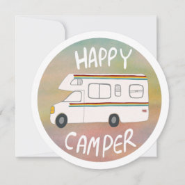 Placa RVing de Motohome Sunset para Camper Rainbow