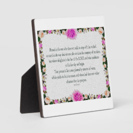 Placa Salmo 1, Efeito de pintura a óleo