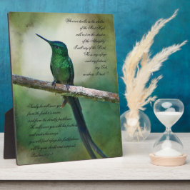 Placa Salms 91:1-4 Inspiracional