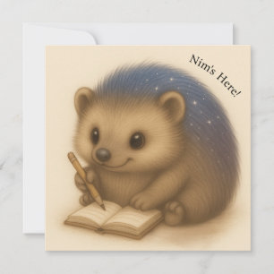 Placa série de conforto personalizável para Diário