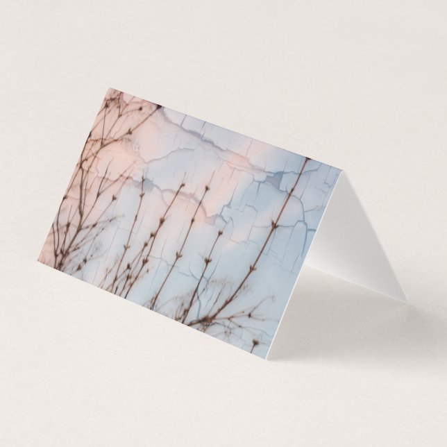 Placa Silhouette de Ramificações Mais Eltas (Frente)