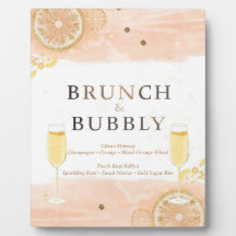 Sinal de Barra de Mimosa – Brunch e Espumante em A