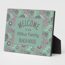 Sinal de Boas-vindas da Beach House