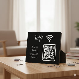 Placa Sinal de Senha Wifi Personalizado para Empresas