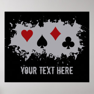 Placa Splash poster personalizado