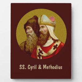 Placa SS. Cyril & Methodius (M 001) Vertical 8"x10"