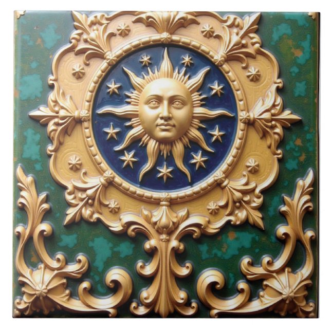 Placa Sun Celestial do Ouro (Frente)
