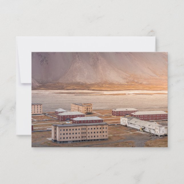 Placa Svalbard Pyramiden (Frente)