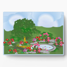 Tabletop de Jardim do Canto com Easel