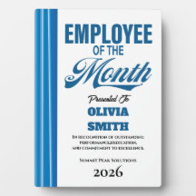 Tabletop Plaque with Easel