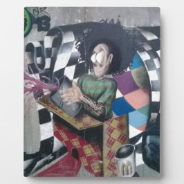 Placa Trabalho de arte abstrato Grafite