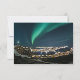 Placa Tromso Luz do norte