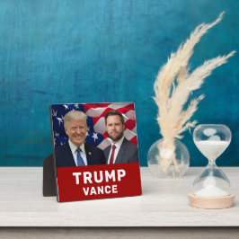 Placa Trump Vance 2024
