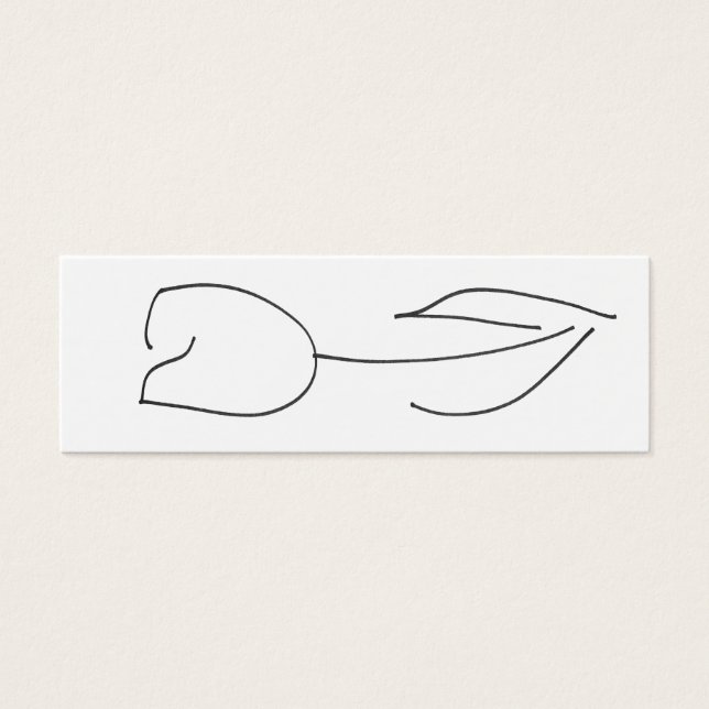 Placa Tulip Branca (Frente)