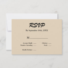 Placa Vanilla RSVP