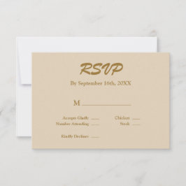Placa Vanilla RSVP