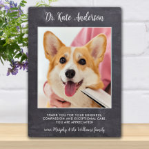 Veterinário Personalizado de Fotografia do Cão de 