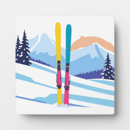 Placa Winter Ski Mountain