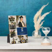 Monograma Clássico Dourado Blocks 6 Graduação de F