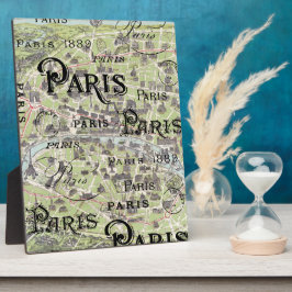 Placas Com Fotos Tipografia Calliografia Paris França Torre Eiffel