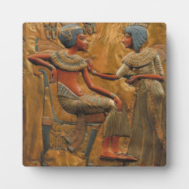 Placas Com Fotos Tutankhamun e Ankhesenamun