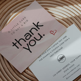 Placas de agradecimento Modernas de Negócios