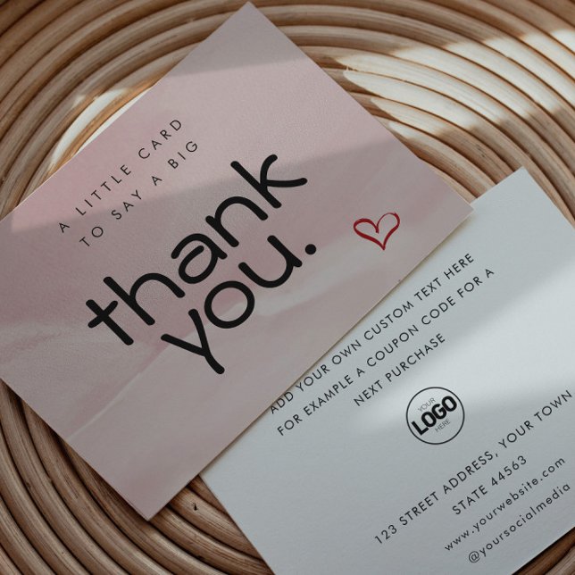 Placas de agradecimento Modernas de Negócios (Criador carregado)