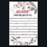 PLACAS DE AVISO DA MOM-TO-BE<br><div class="desc">CARTÃO DE ACONSELHAMENTO DA MOM-TO-BE Tamanho: 5, 5" x 8, 5" Uma folha plana de papel com possibilidades ilimitadas; dos folhetos aos aviões de papel e tudo o que há entre eles, o mundo é a sua ostra! Vá conquistar. Dimensões: 5, 5 pol x 8, 5 pol (retrato); 8, 5...</div>