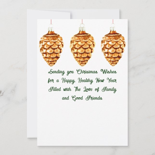 Placas de cartões de natal e Nota (Verso)