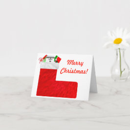 Placas de cartões de natal e Nota